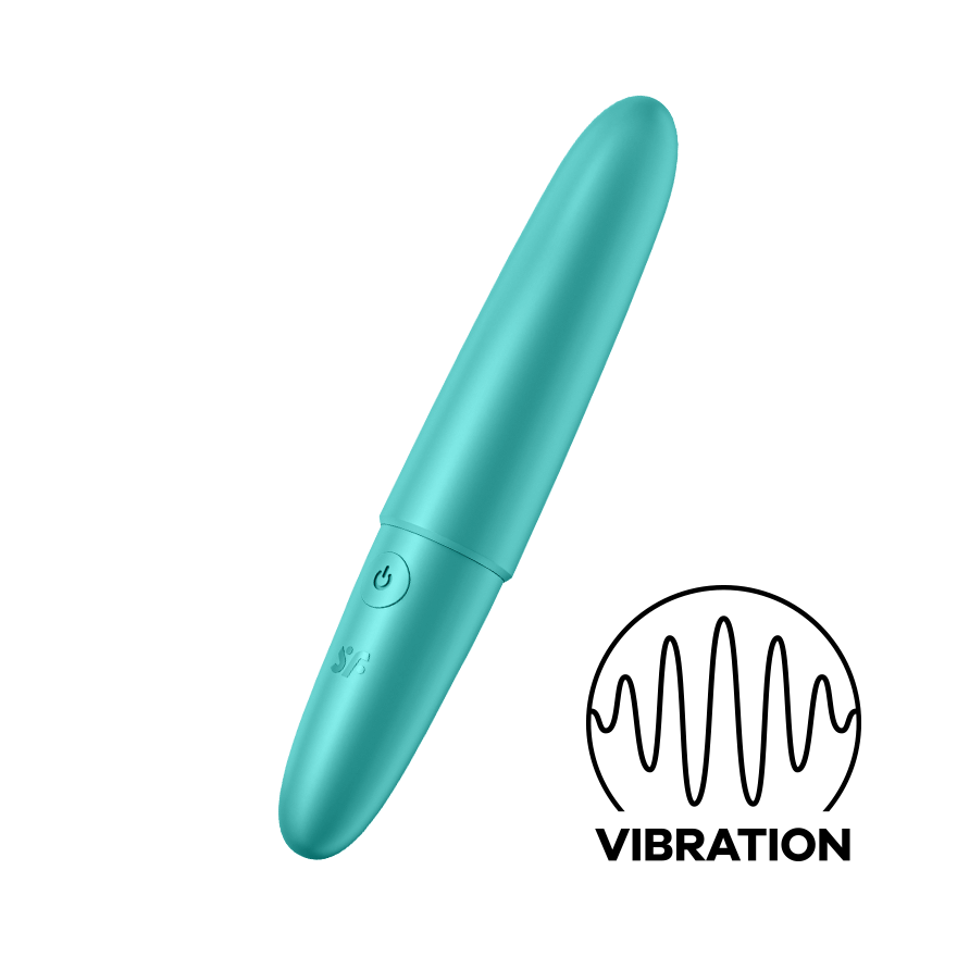 Satisfyer Ultra Power Bullet 6 Silicone Bullet Vibrator Turquoise