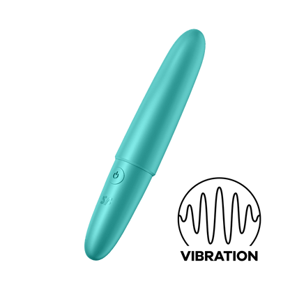 Satisfyer Ultra Power Bullet 6 Silicone Bullet Vibrator Turquoise