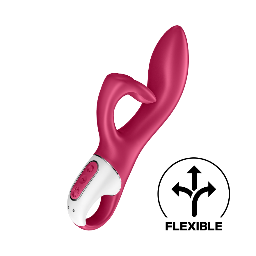 Satisfyer Embrace Me Rabbit Vibrator Berry Red