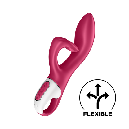 Satisfyer Embrace Me Rabbit Vibrator Berry Red