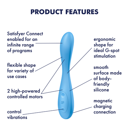 Satisfyer G-Spot Flex 4 App Enabled Multi Vibrator