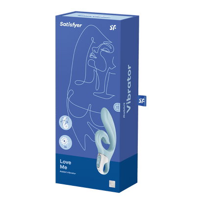 Satisfyer Love Me Rabbit Vibrator Blue