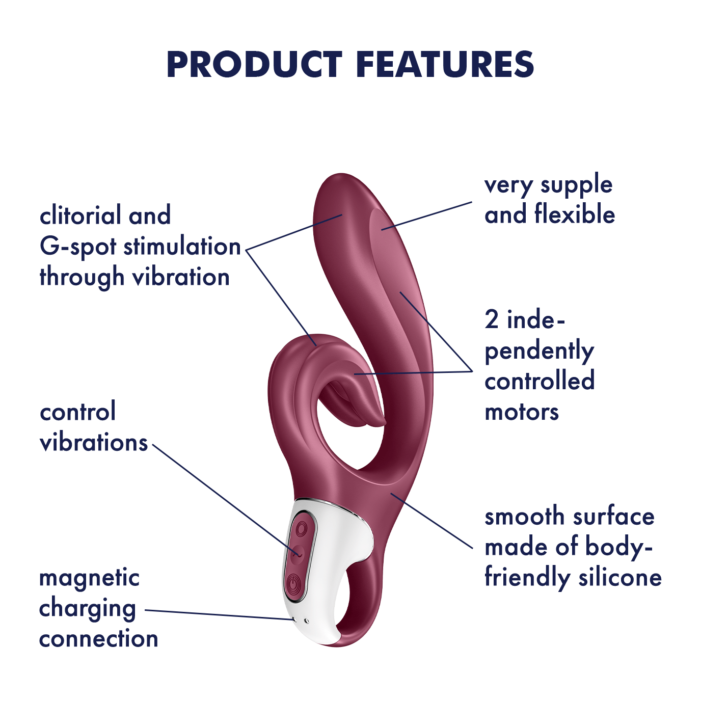 Satisfyer Love Me Rabbit Vibrator Red