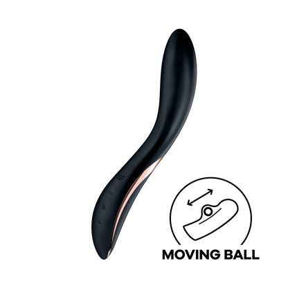 Satisfyer Rrrolling Explosion Silicone G-Spot Vibrator Black