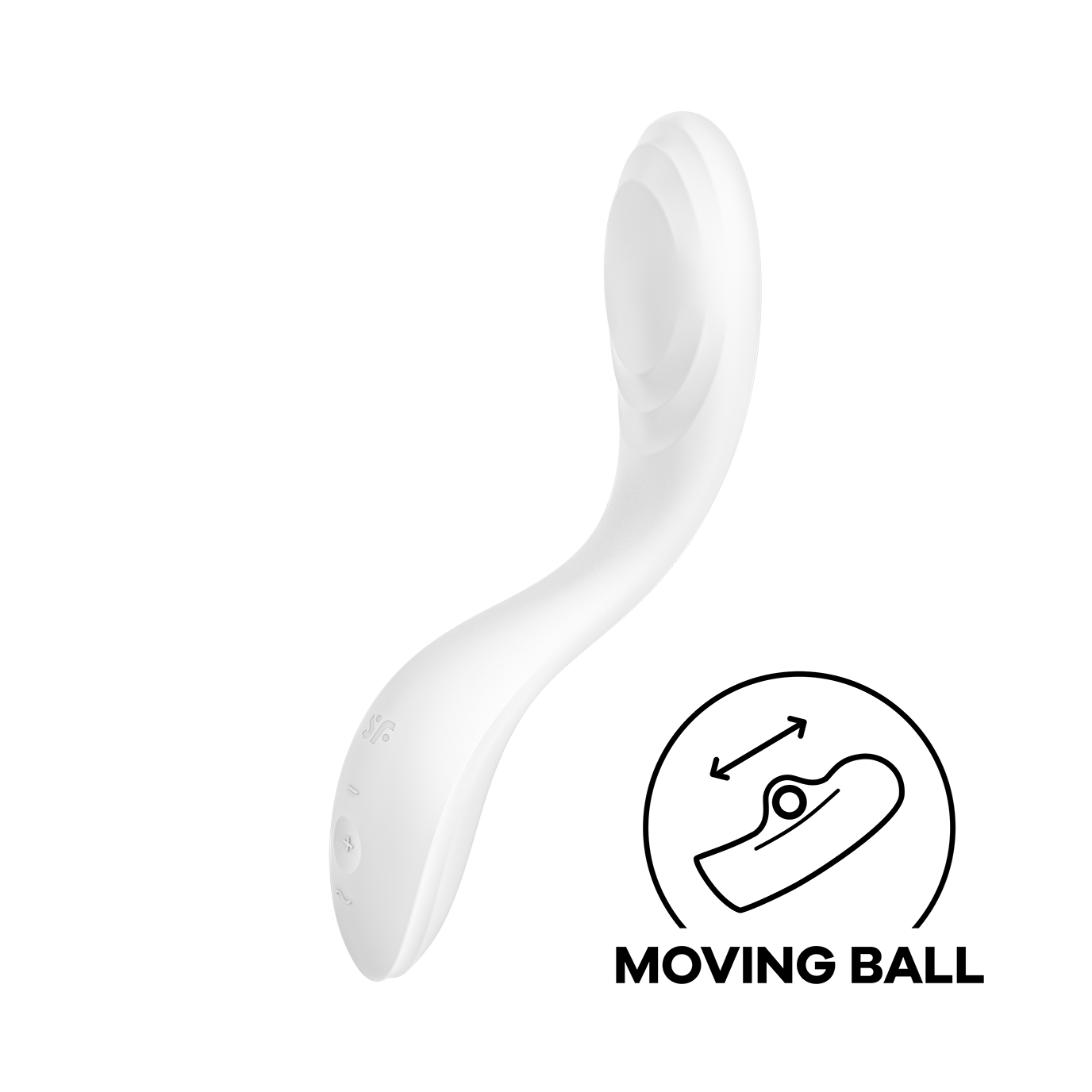 Satisfyer Rrrolling Pleasure Silicone G-Spot Vibrator White