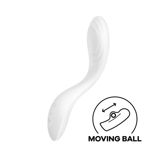 Satisfyer Rrrolling Pleasure Silicone G-Spot Vibrator White